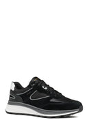 Geox Erkek Siyah U Spherica Actif X1 Bağcıklı Waterproof Deri Sneaker | Derimod