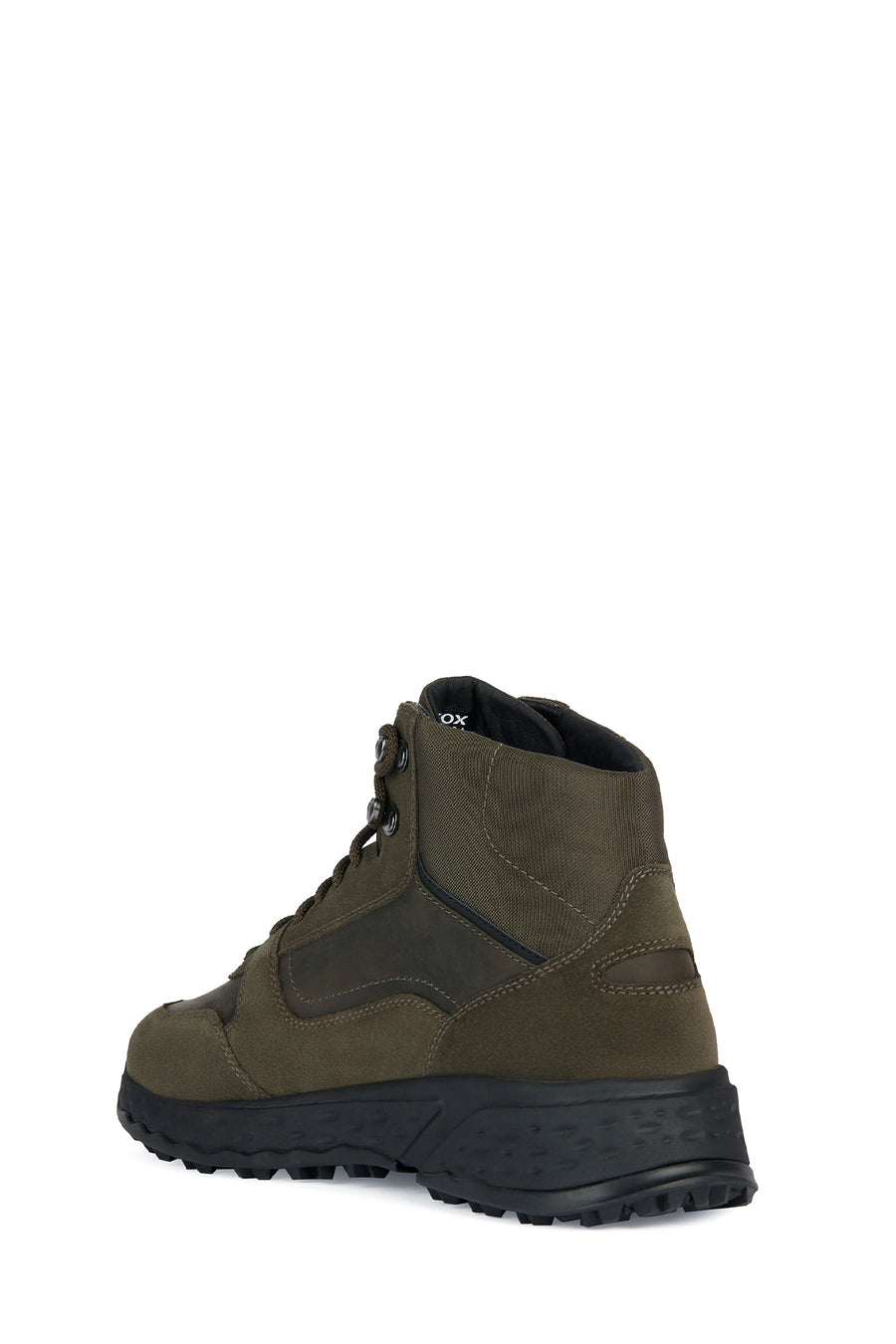 Geox Men's Green Sterrato Suede Leather Boots