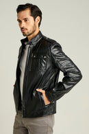 Turner Men's Leather Jacket | Derimod
