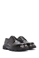 Men's Black Lace-up Leather Casual Shoes | Derimod