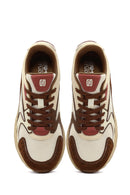 Derimod Studio Women's Beige Lace-Up Thick-Soled Sneaker | Derimod