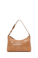 Woman Beige Long Chain Strap Shoulder Bag | Derimod
