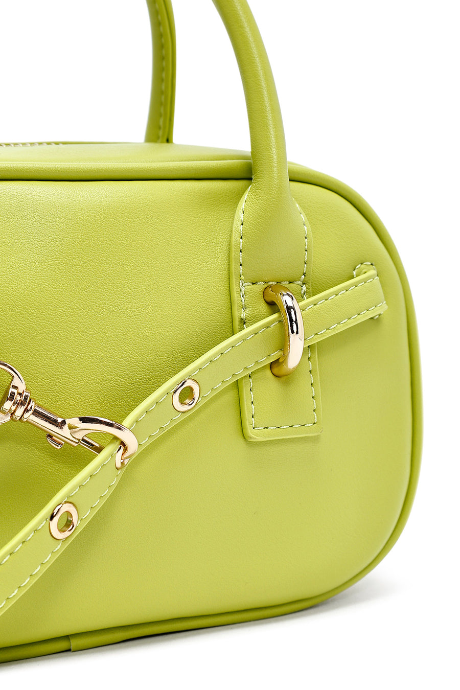 Women's Green Long Strap Accessory Mini Handbag