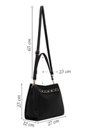 Woman Black Long-Strap Classic Shoulder Bag | Derimod
