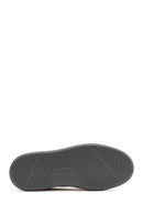 Men's White Thick Sole Lace Up Leather Sneaker | Derimod