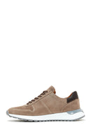 Men's Mink Suede Leather Sneaker | Derimod