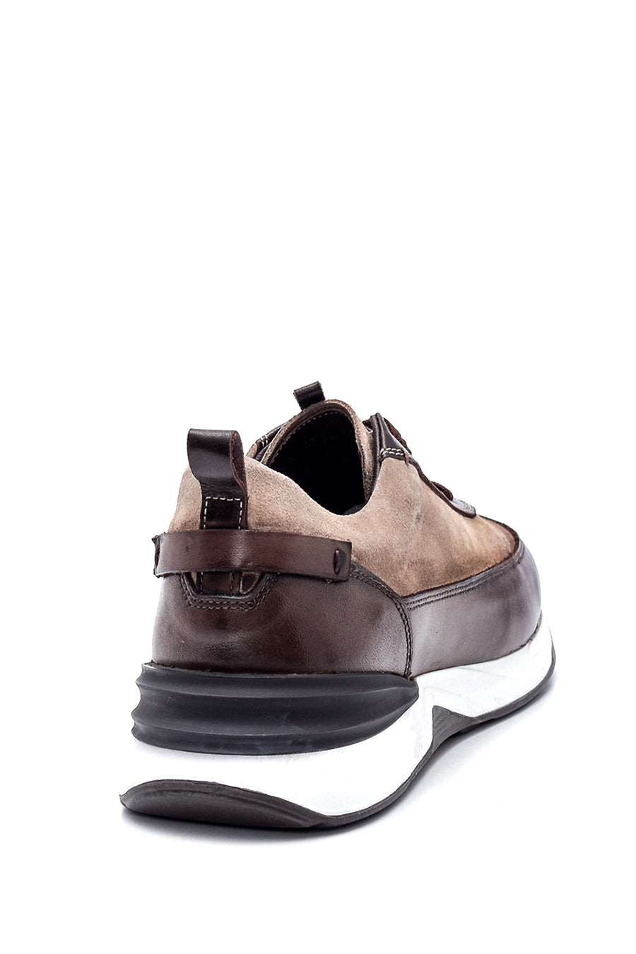 Men's Leather Suede Detailed Sneaker