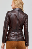 Mayfair Women's Leather Jacket | Derimod