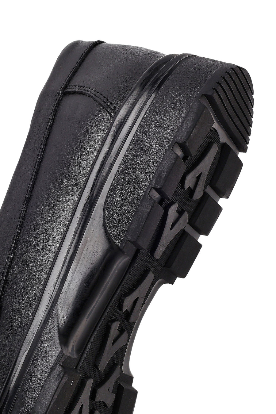 Men's Black Leather Loafer