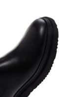 Male Black Leather Chelsea Boots | Derimod