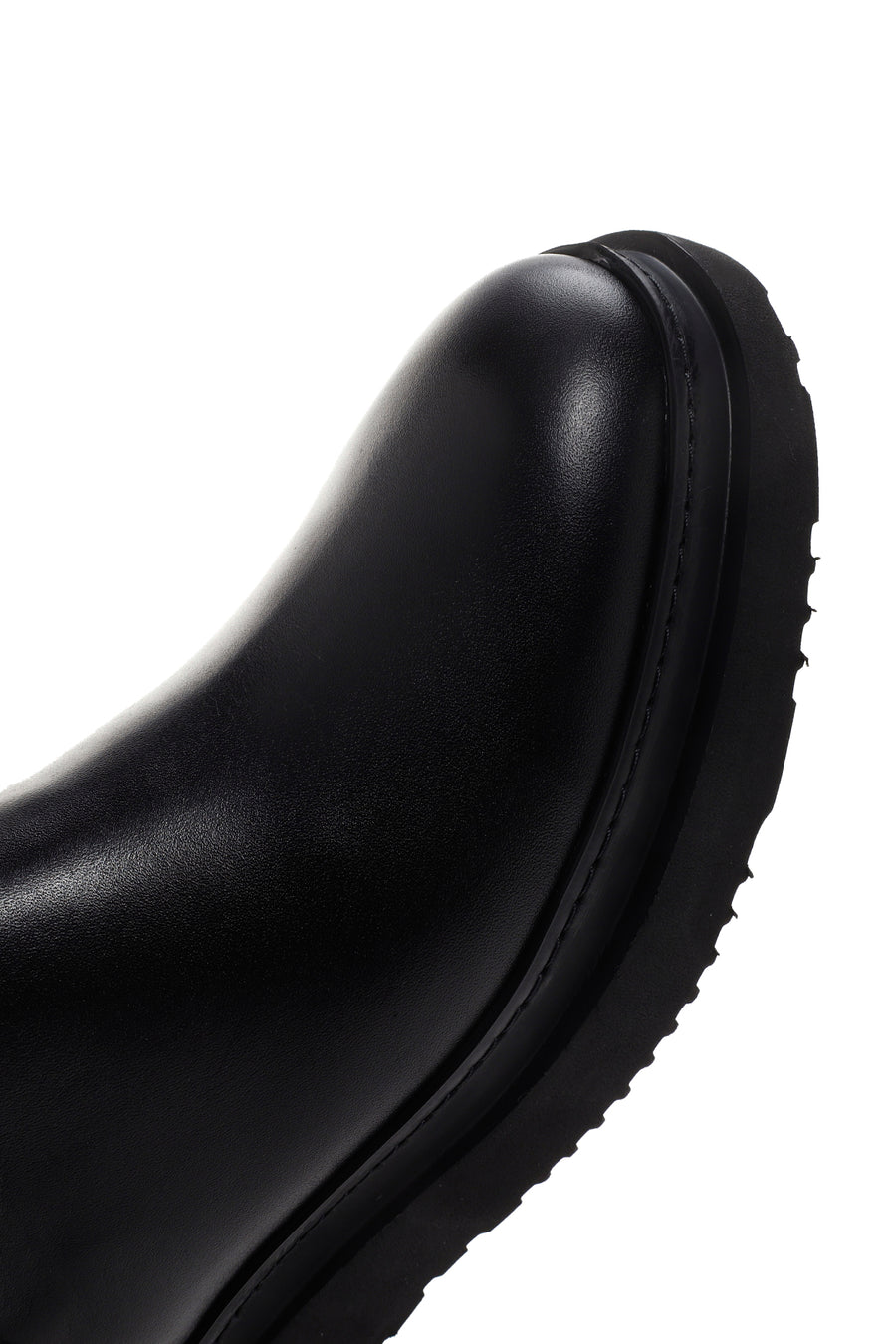Male Black Leather Chelsea Boots