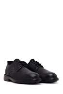 Male Black Lace-Up Leather Casual Shoes | Derimod
