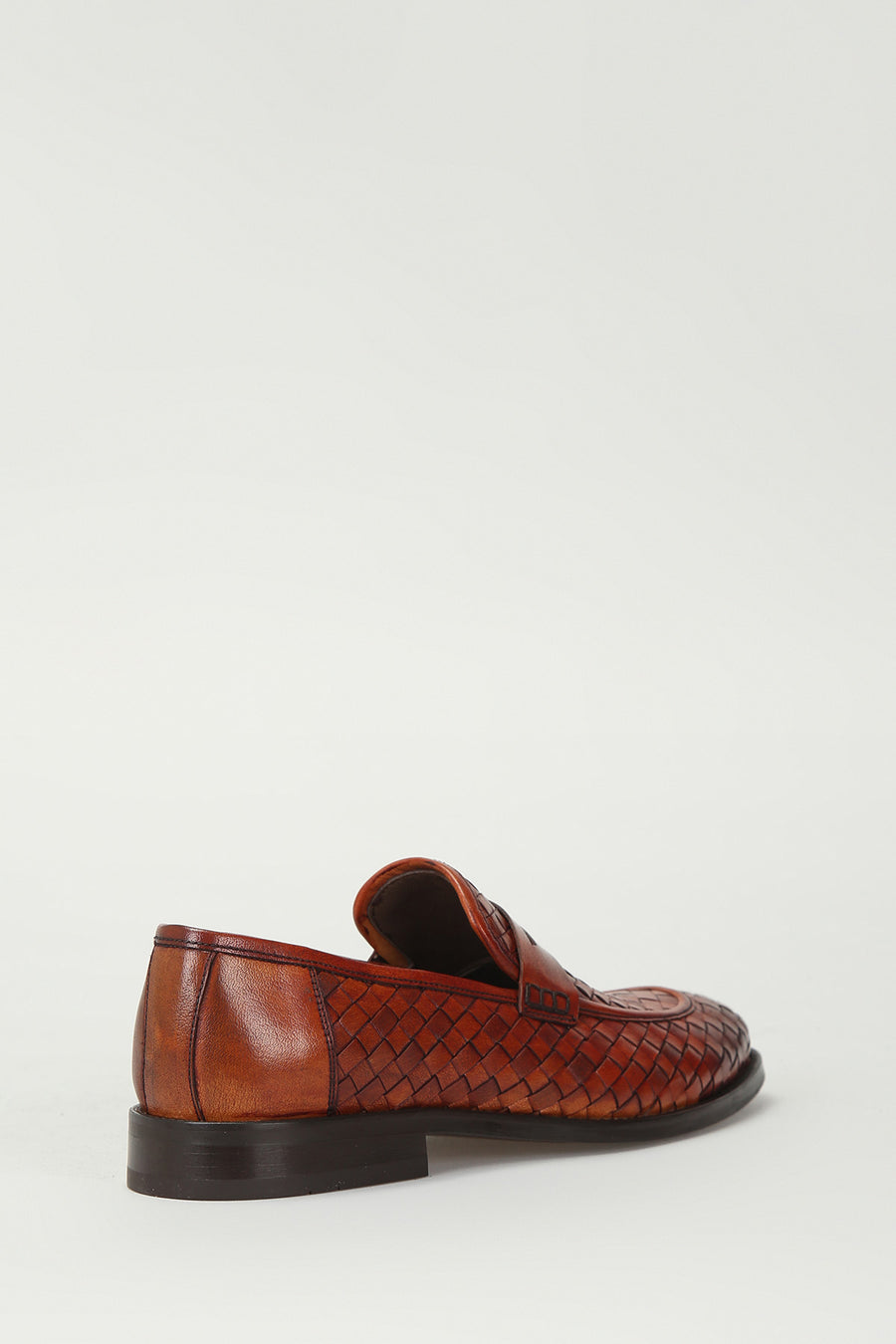 Örgülü Erkek Deri Loafer