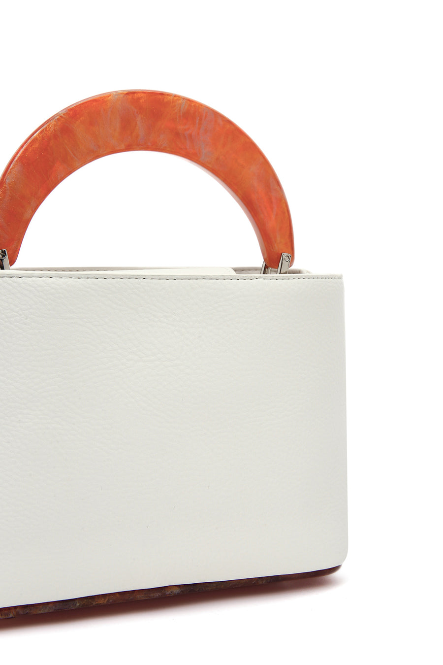 Women's Cream Long Strap Mini Handbag