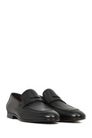 Derimod Black Male Black Leather Classic Loafer | Derimod