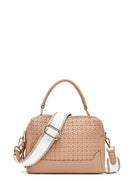 Women's Mink Printed Long Shoulder Bag | Derimod