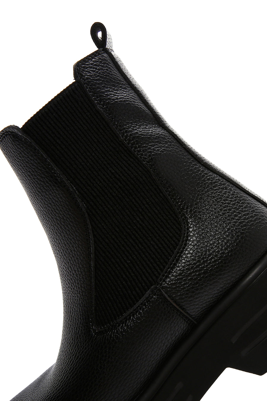 Women's Black Thick Soled Chelsea Boots