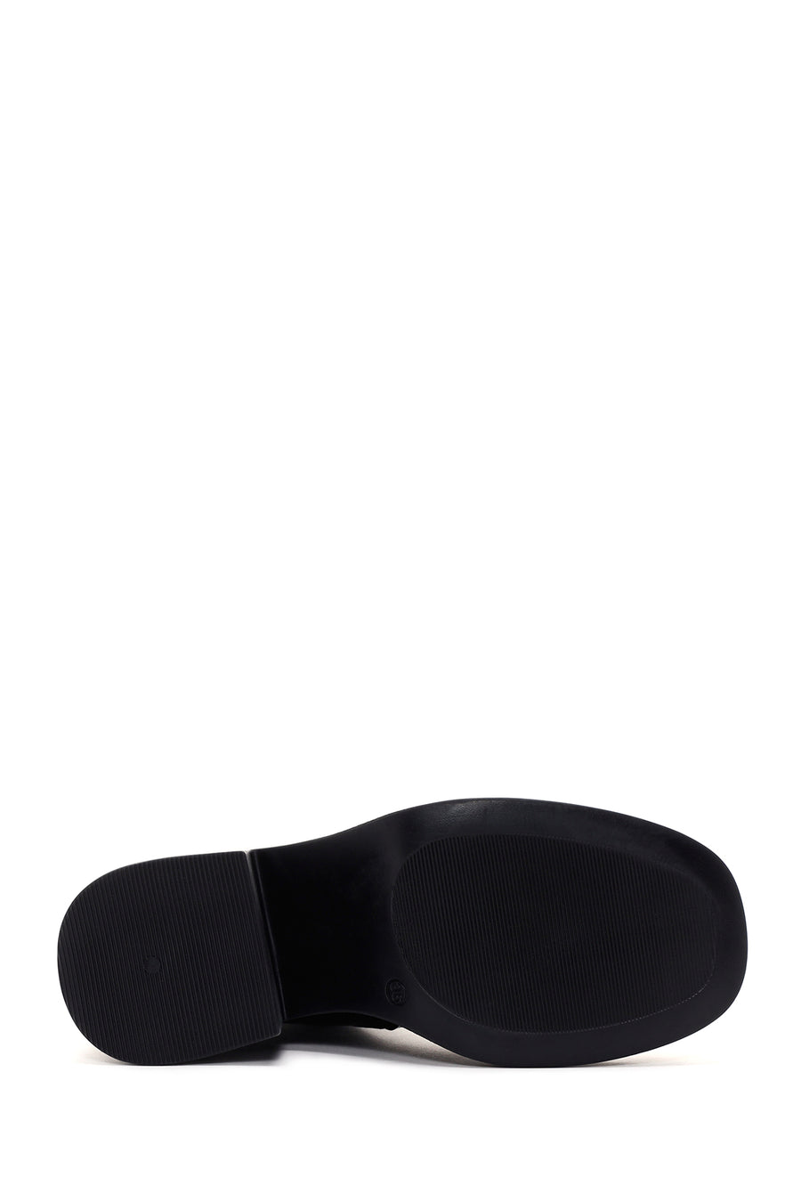 Women's Black Patent Leather Zippered Casual Heeled Boots