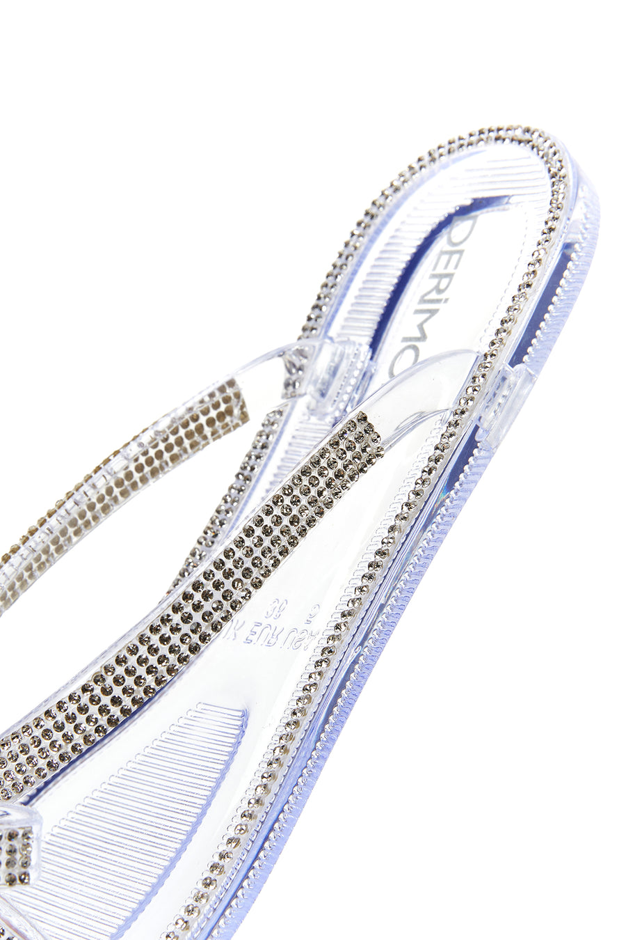 Women's Transparent Jelly Stone Slippers