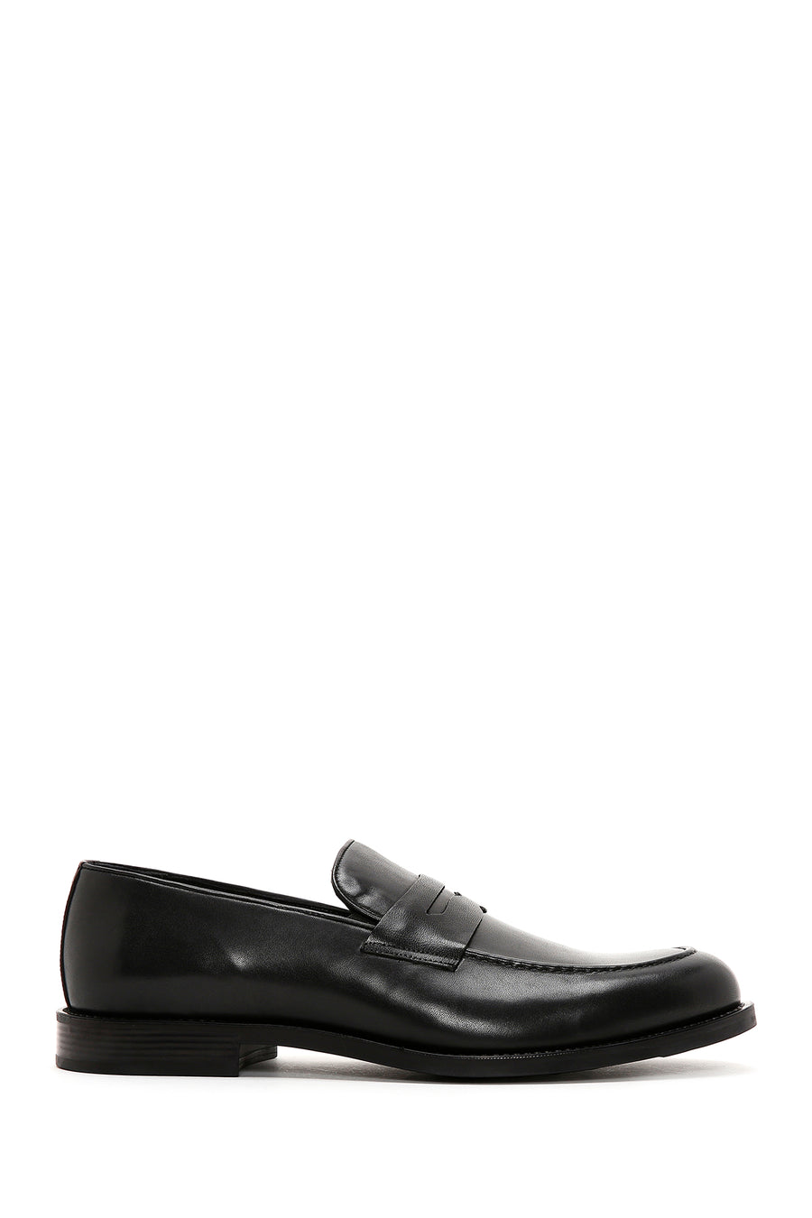 Men's Black Large Size Leather Classic Shoes 23SFD615018 | Derimod