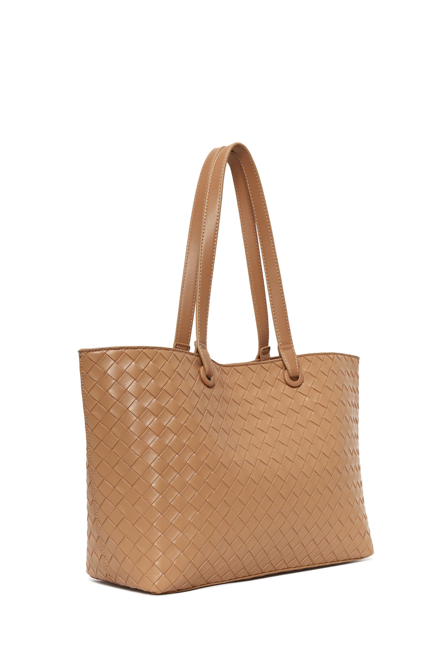Woman Beige Printed Shoulder Bag
