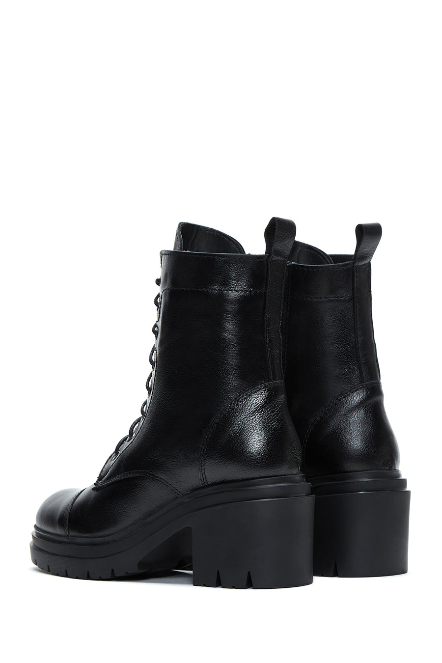 Women's Leather Heeled Boots