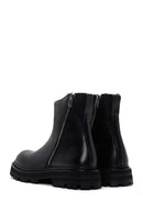 Harley Davidson Men's Black Thick Soled Zippered Boots | Derimod