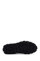 Men's Black Lace-Up Zippered Leather Boots | Derimod