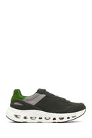 Derimod Studio Men's Dark Green Lace-Up Thick-Soled Sneaker | Derimod