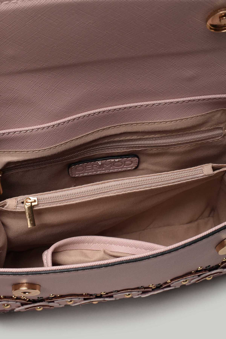 Women's Crossbody Bag with Flower Detail