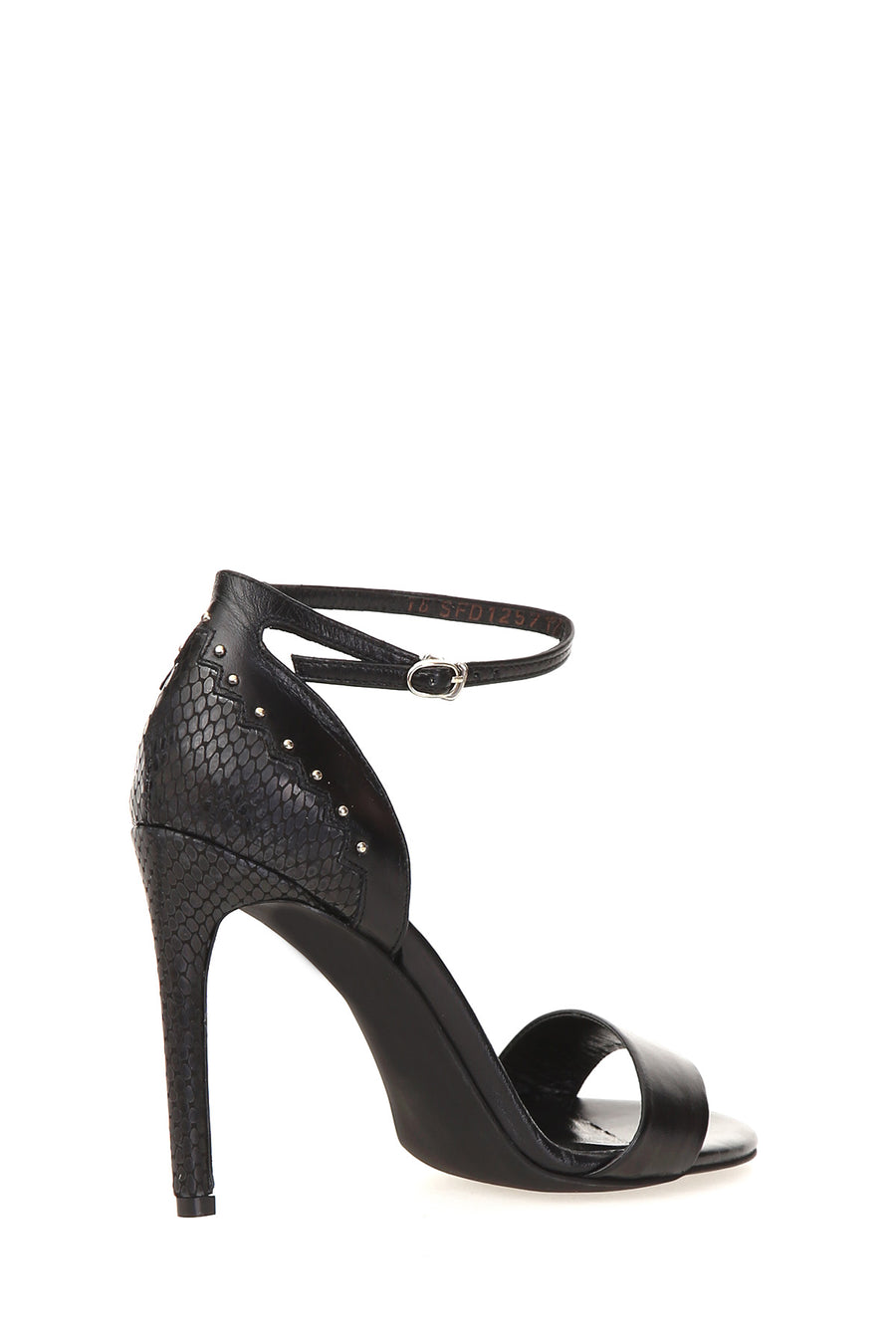 Ankle Strap Women's Leather Heeled Shoes