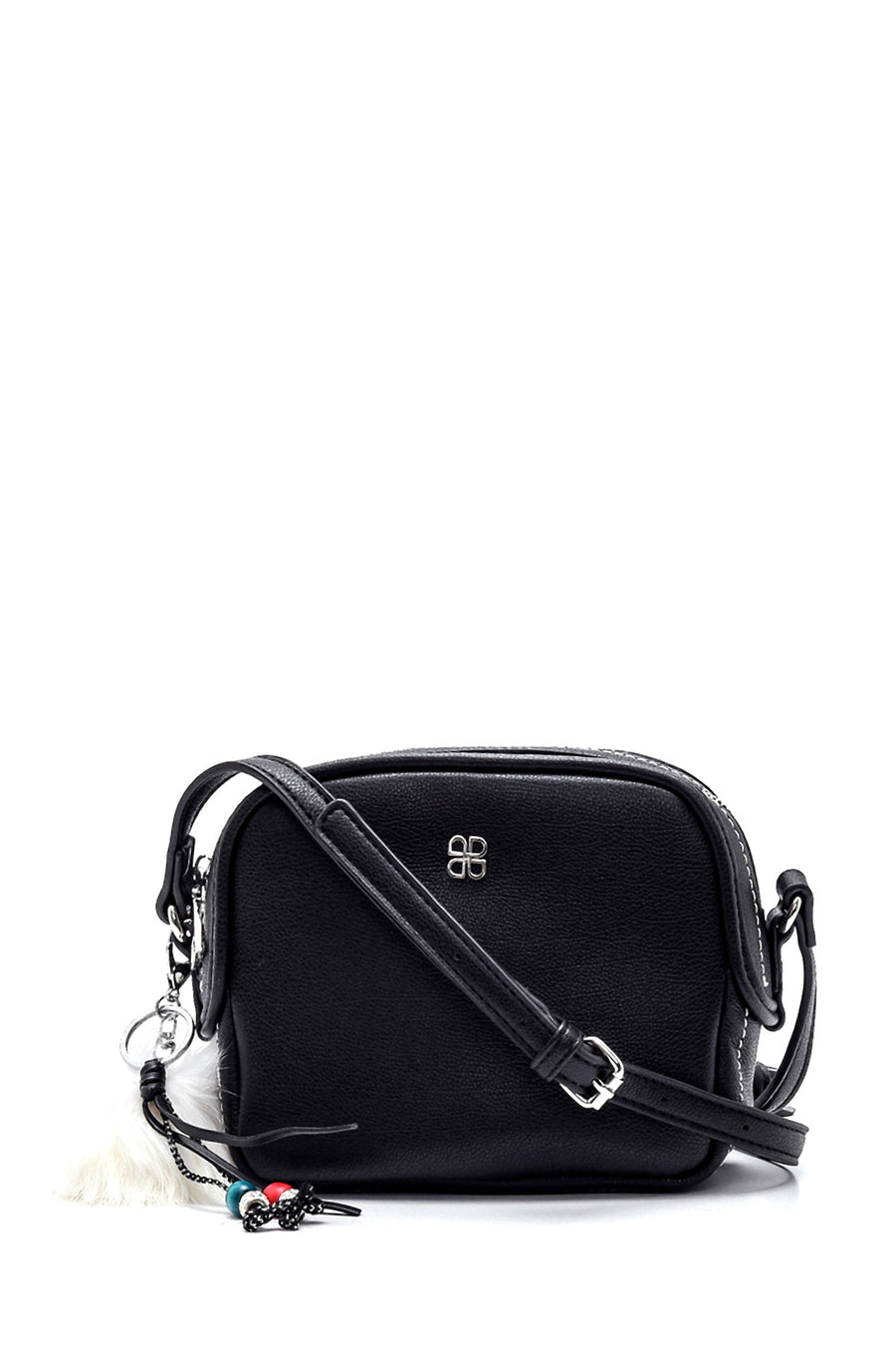 Women's Black Long Strap Crossbody Bag 25SBD2407FT | Derimod