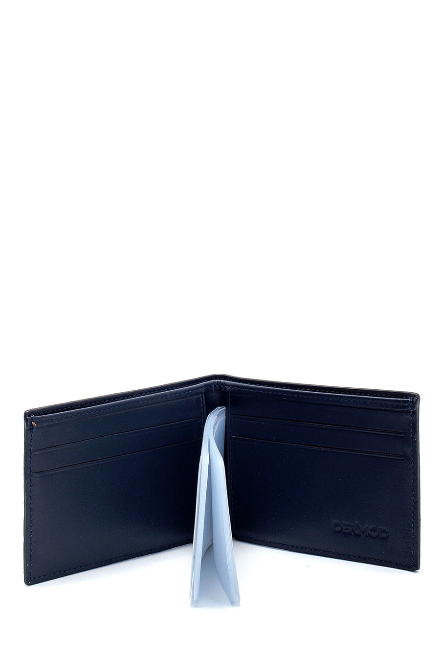 Men's Navy Blue Leather Wallet