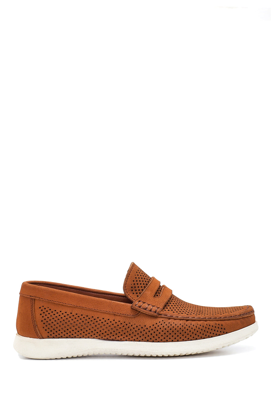 Men's Leather Nubuck Loafer 22SFD6585V3 | Derimod