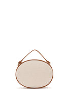 Women Beige Fabric Casual Crossbody Bag | Derimod