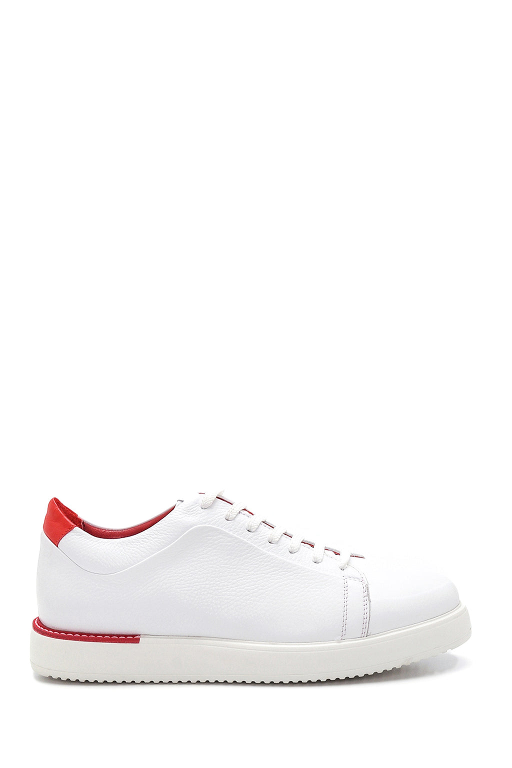 Erkek Beyaz Deri Sneaker