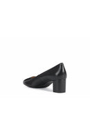 Geox Women's Black Pheby 50 Leather Thick Heeled Shoes | Derimod