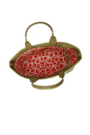 Woman Green Long-Strap Printed Shoulder Bag | Derimod