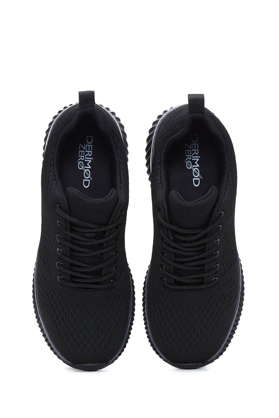 Derimod Zero Men's Black Lace-Up Thick Soled Sneaker