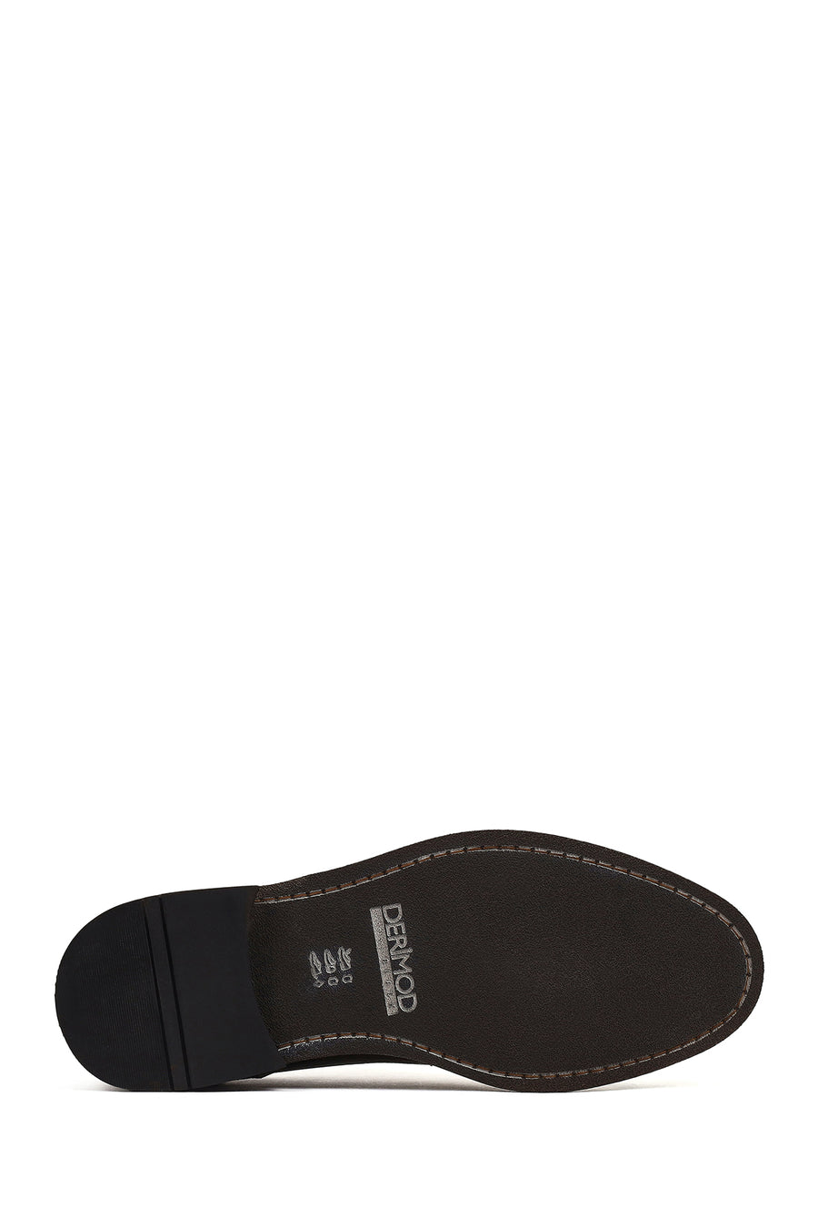 Derimod Black Male Brown Lace-Up Leather Classic Shoes