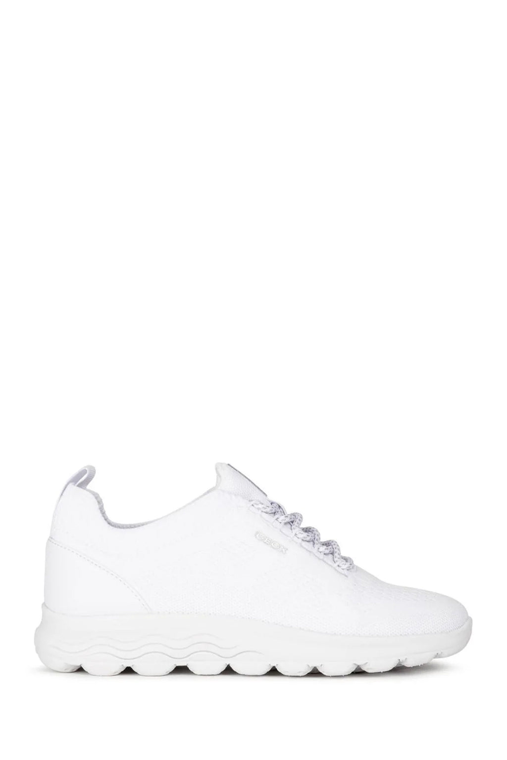 Geox Kadın Beyaz Spherica Bağcıklı Deri Sneaker