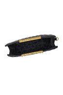 Woman Black Printed Clutch Bag | Derimod