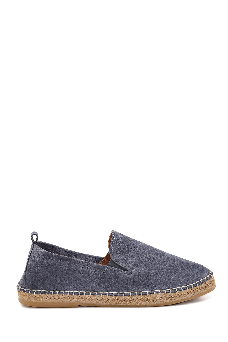 Erkek Gri Süet Deri Espadril 22SFD608110 | Derimod