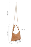 Woman Beige Long Chain Strap Shoulder Bag | Derimod
