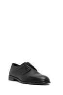 Men's Black Laced Leather Classic Shoes | Derimod