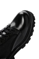 Harley Davidson Men's Black Jesus Exc Laced Leather Boots | Derimod