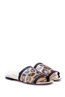 Women's Leopard Patterned Slippers | Derimod