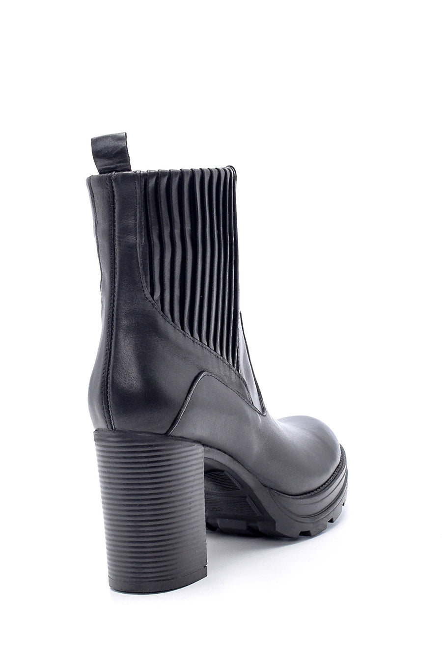 Women's Leather Heeled Boots