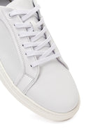 Erkek Beyaz Bağcıklı Deri Sneaker | Derimod