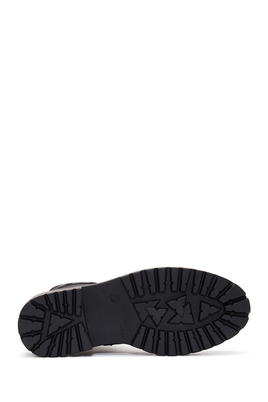 Women's Black Leather Zippered Boots